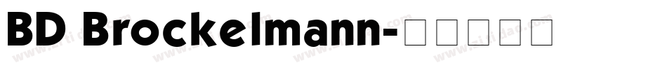 BD Brockelmann字体转换